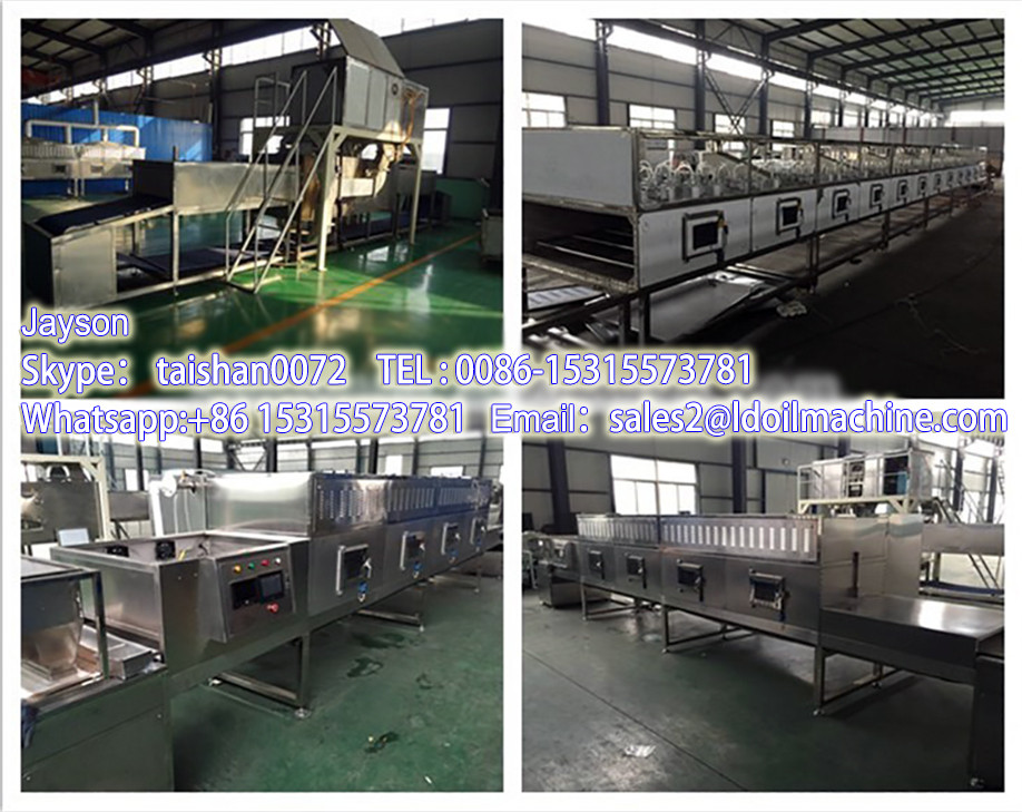 continuous production microwave Orchid / White Lotus / herbs drying and sterilization equipment