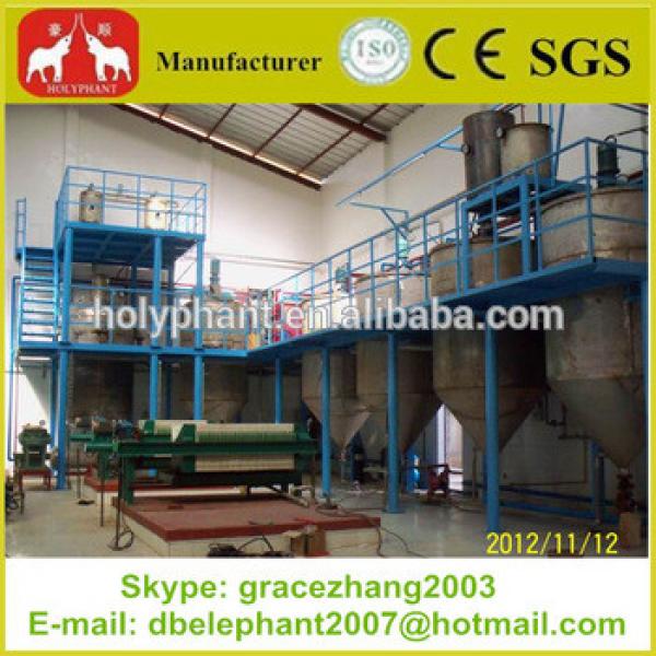 1-100T/D complete soybean, palm, cottonseeds, peanut, sunflower Oil Refinery Line #4 image
